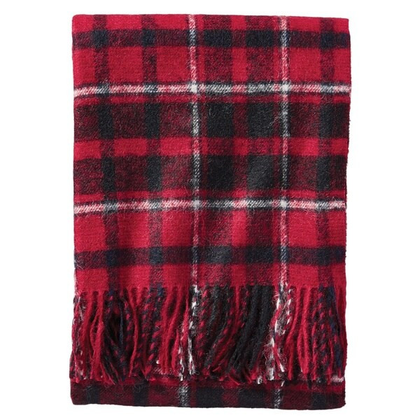Pendleton Boucle Wool Stratton Plaid Throw | Bed Bath & Beyond
