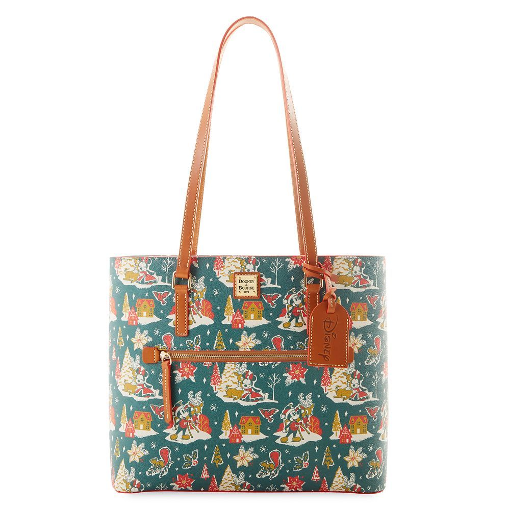 Mickey and Minnie Mouse Christmas Dooney & Bourke Tote Bag | Disney Store