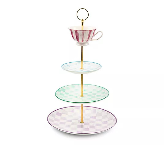 Teacup Tiered Stand - QVC.com | QVC