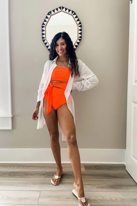 
This Strapless Cutout One Piece Orange Swimsuit is so cute & tts🧡 
It ties at the waist and it comes with shoulder straps as well 

#LTKswim #LTKstyletip #LTKtravel