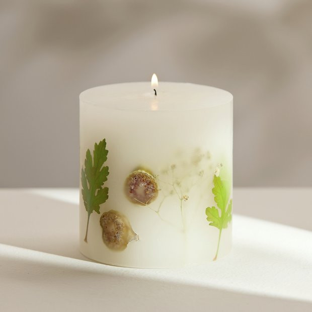 Buy Argos Home Large Scented Candle - Fig Leaf & Amber | Candles | Argos | argos.co.uk