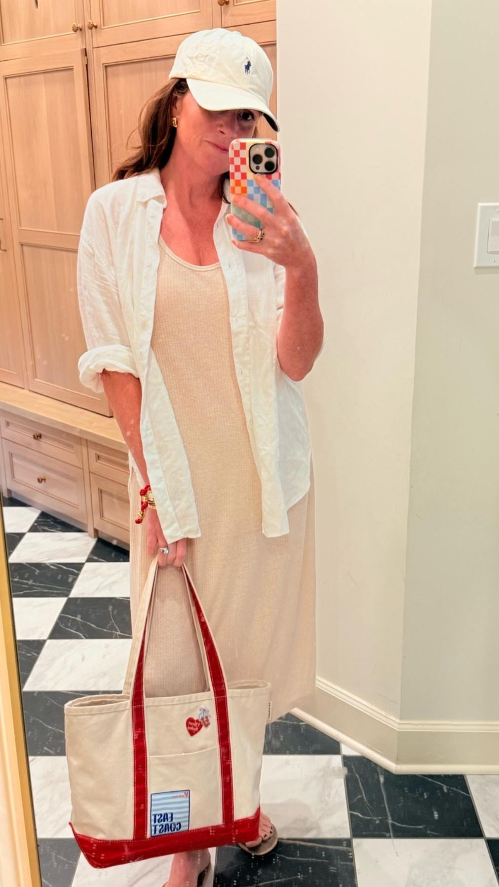 Kids pool day party mom outfit. Cover up or daytime lightweight dress. Linen shirt layer. Rule of three look. Tote bag.

#LTKdayinmylife #LTKootd #LTKOver40