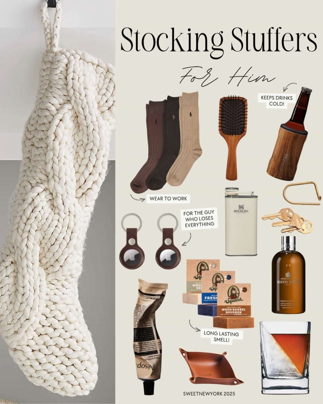 Stocking Stuffers For Him! Stocking gifts, stocking fillers, gift for dad, gift for husband, gift for men, mens gift guide, mens stocking, christmas stocking, stocking filler gifts, stocking presents, mens gifts, small gifts for stocking, gifts for him 

 

#LTKHoliday #LTKMens #LTKGiftGuide