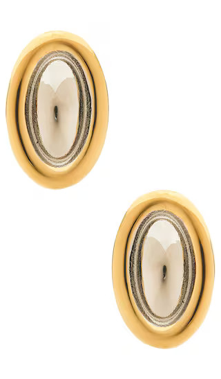 Ash Stud Earrings in Gold | Revolve Clothing (Global)
