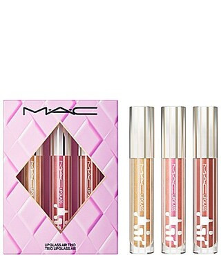 MAC Gloss Enthusiast Lipglass Air Trio Gift Set | Dillard's