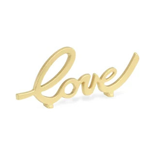 Roven Cast Iron Calligraphic Love Table Decor - Bed Bath & Beyond - 38978378 | Bed Bath & Beyond