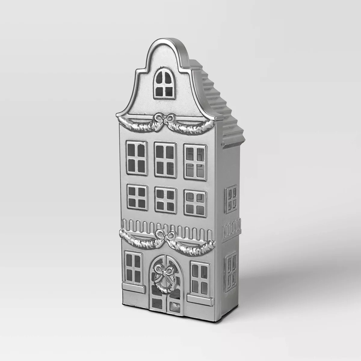 Metallic House Christmas Village Building - Wondershop™ | Target