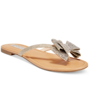 I.n.c. Women's Mabae Bow Flat Sandals, Created for Macy's Women's Shoes | Macys (US)