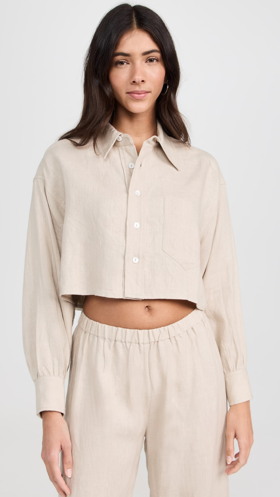 Suzie Kondi Leuka Cropped Shirt | Shopbop | Shopbop