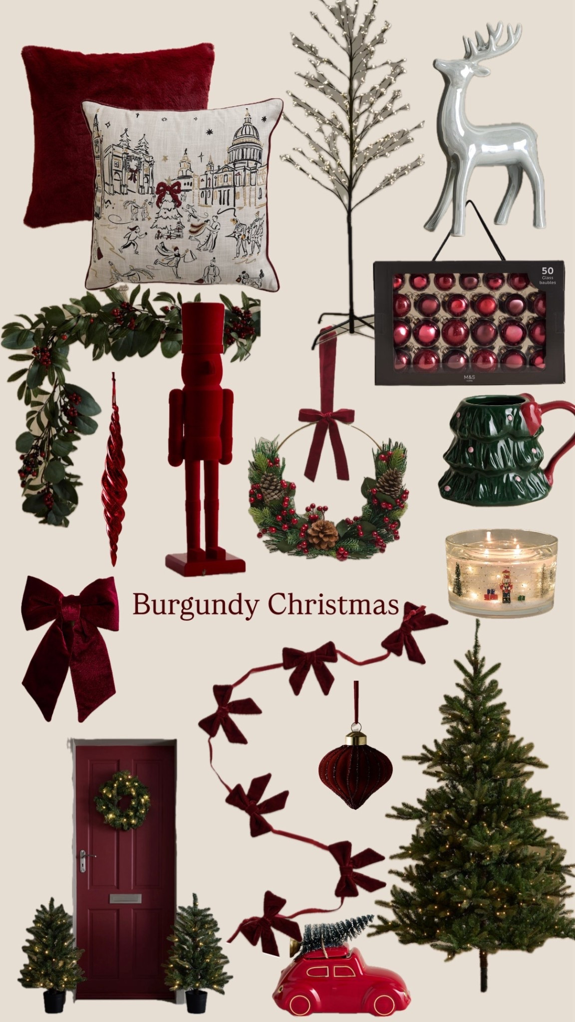 A burgundy Christmas with M&S 😍🎄 

#LTKwinter #LTKfestive #LTKuk