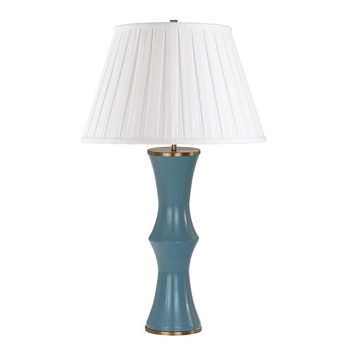 Li Cylinder Table Lamp Base with Linen Shade | Ballard Designs, Inc.