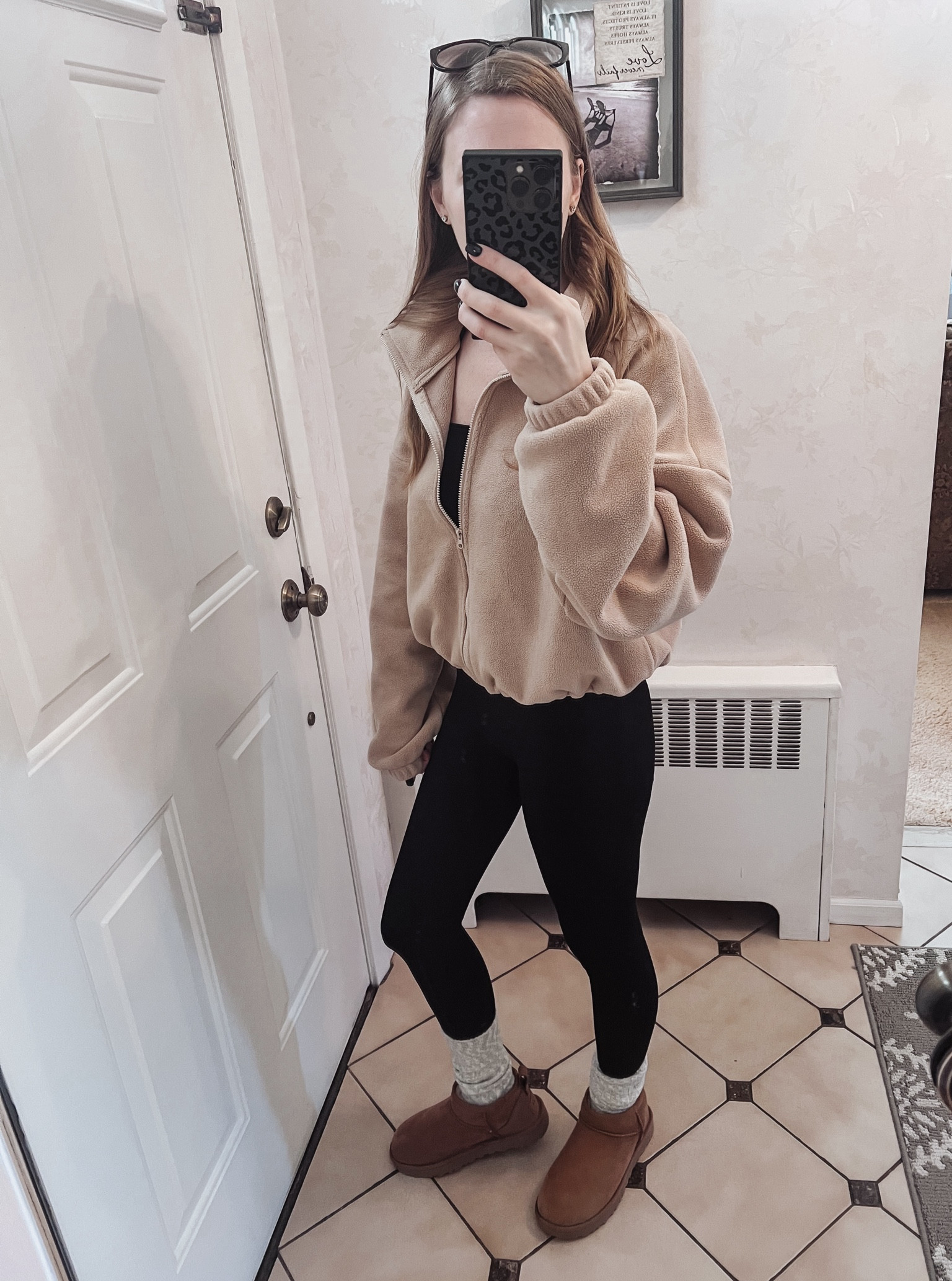 jumpsuit from Amazon that I’ve been living it / Ugg ultra minis- size down / Target cozy socks 

#LTKSeasonal #LTKshoecrush #LTKstyletip