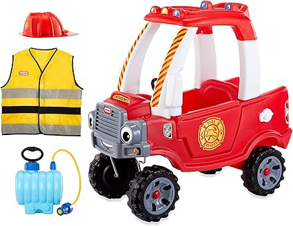 Little Tikes Fire Rescue Cozy Truck Themed Role Play Ride-On Toy, Multicolor | Amazon (US)