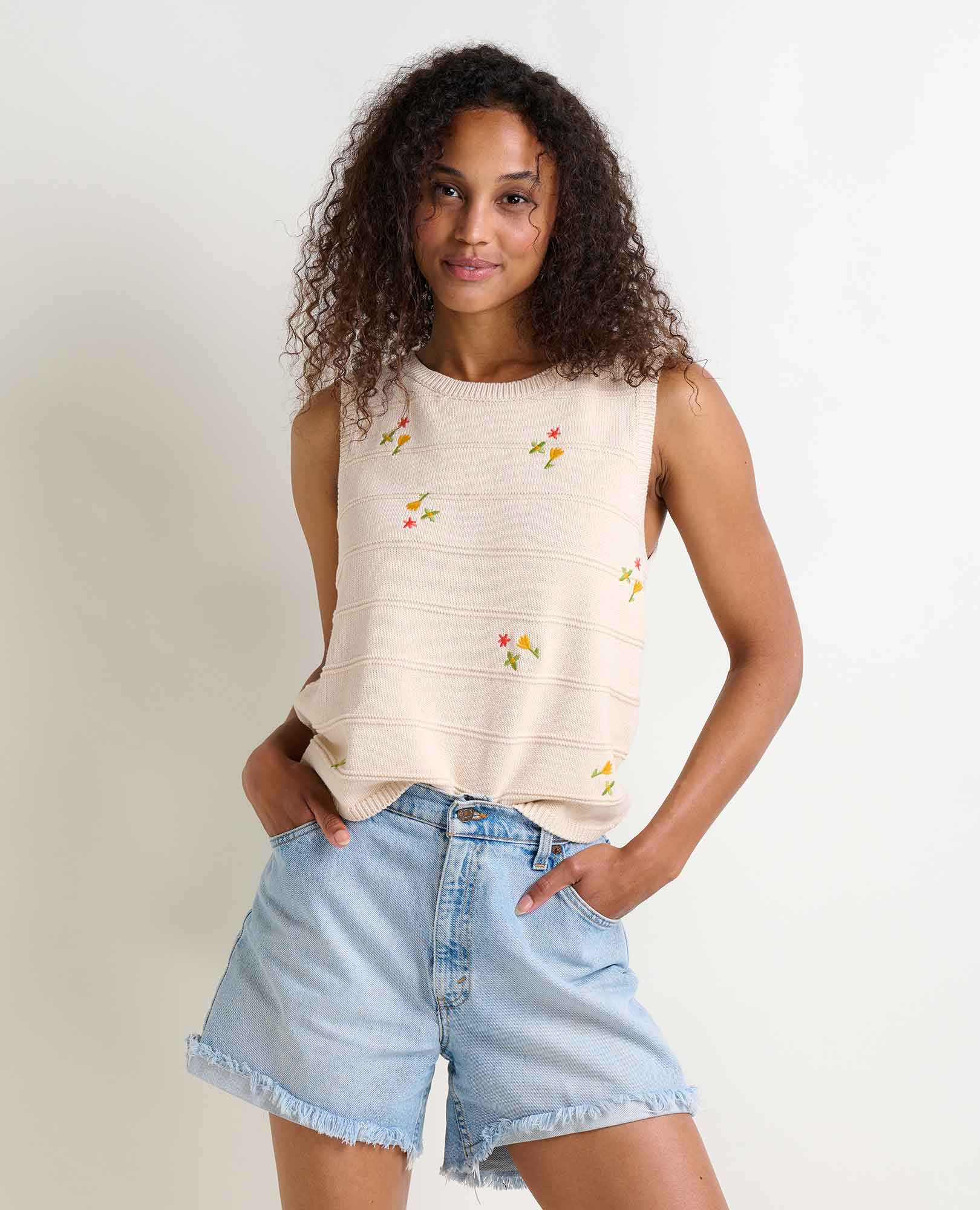 Bianca Sweater Tank Top | Made from Recycled Materials | Toad&Co | Toad&Co