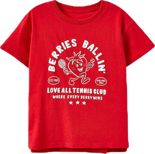 Cotton On Little/Big Girl's Poppy Short Sleeve Graphic Print Tee - Macy's | Macy's