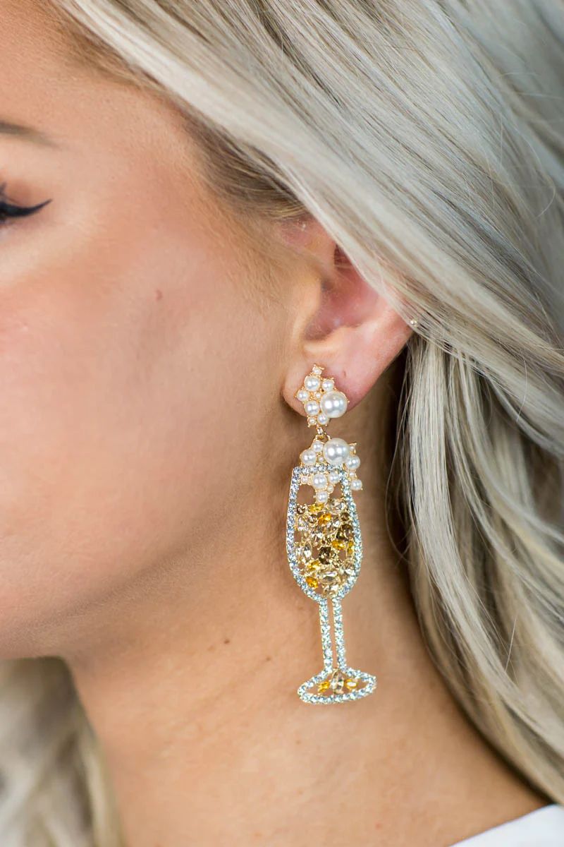 Champagne Earrings | Avara