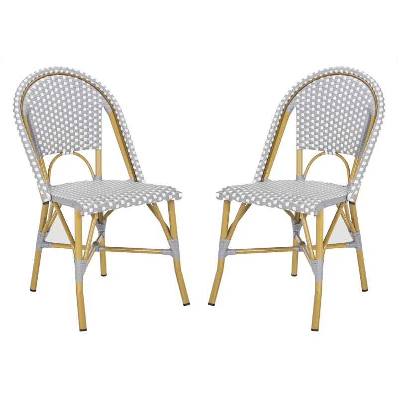 Underhill Wicker Outdoor Dining Side Chair with Cushion (Set of 2) | Wayfair North America