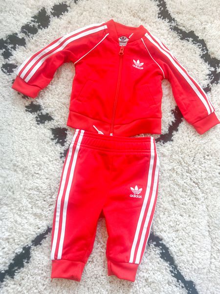 Is this not the cutest baby track outfit! Little girl is going to be so stylish! 

#LTKbaby #LTKMostLoved #LTKkids