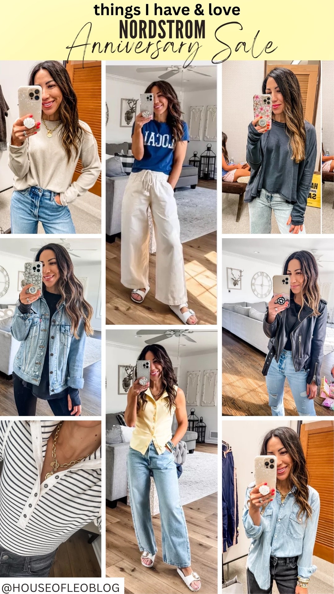 Nordstrom sale. Nsale. Tops small. Denim jacket small. Leather jacket 4. Jeans 25.

#LTKSaleAlert #LTKPetite #LTKOver40