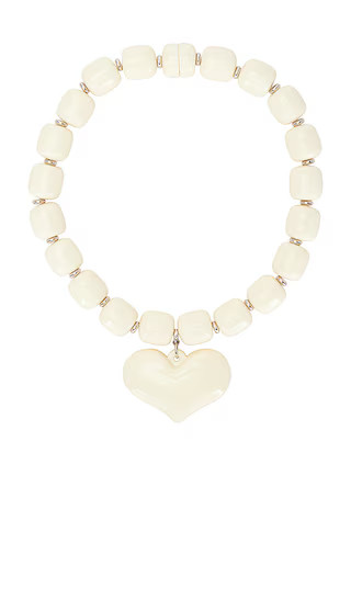 Julietta Amore Necklace in Ivory. | Revolve Clothing (Global)