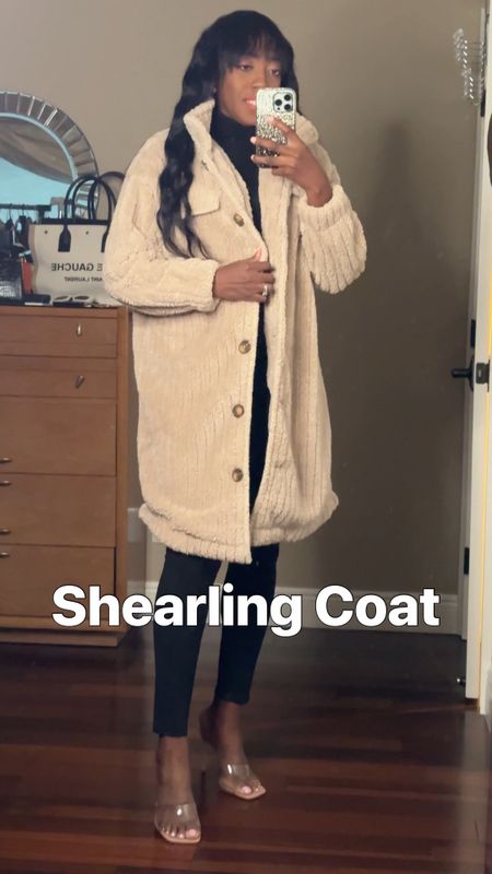 Shearling Coats and Jackets 
My coat is perfect to lounge at home in or to run errands. Has button closures on the front. True to size. I’m wearing a size small. 

Winter Outfits, Coats, Jackets, Valentine’s Day, Valentine’s Day Outfits, 
#LTKTravel #LTKOver40 #LTKSeasonal 


#LTKfindsunder100 #LTKVideo #LTKGiftGuide