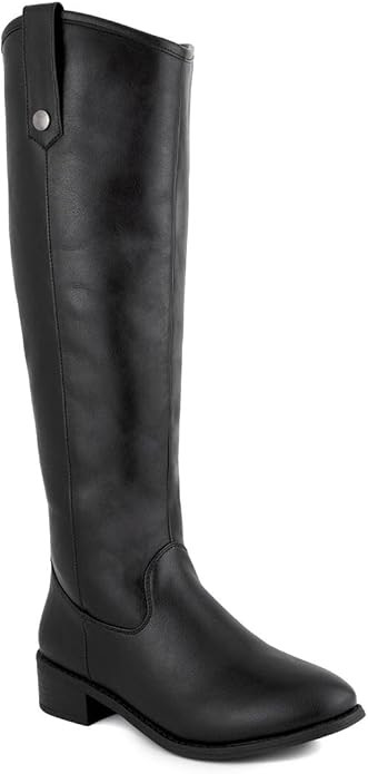LONDON FOG Womens Irie Riding Boot, Regular and Wide Calf colors available | Amazon (US)