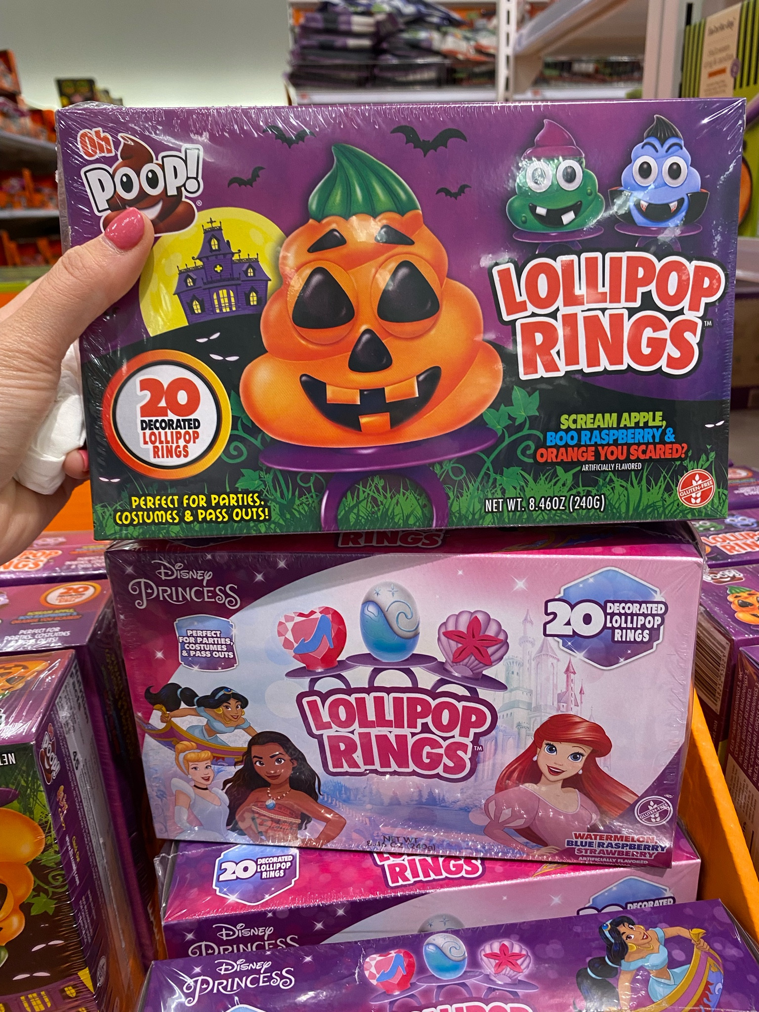 Halloween candy, Halloween party, ring pops, gift basket filler, party favors


#LTKHalloween #LTKSeasonal #LTKparties
