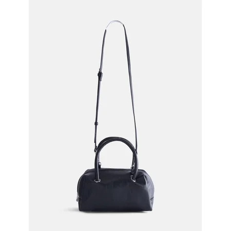 No Boundaries Women's East West Bowler Handbag, Black | Walmart (US)