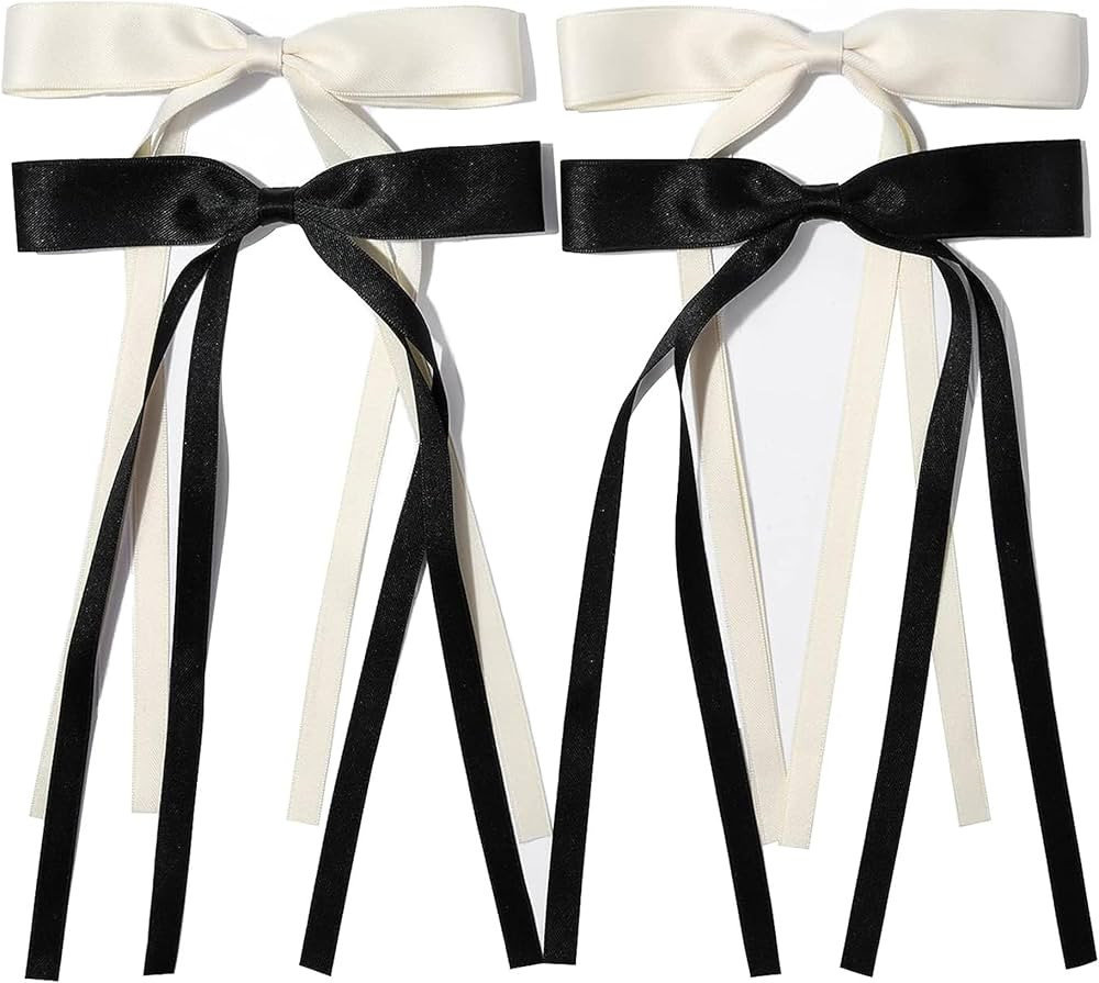 Ayesha Hair Clip for Women Hair Ribbon Hair Clips Long Tail Hair Bows for Women Ribbon for Hair T... | Amazon (CA)
