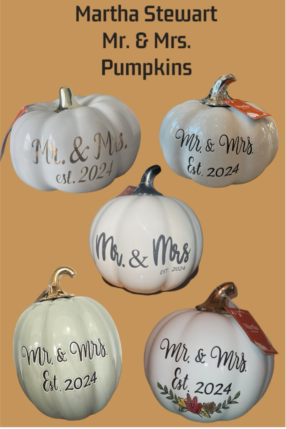 2024 Martha Stewart Mr. & Mrs. Pumpkins 🎃



#LTKFallSale #LTKSeasonal #LTKHome