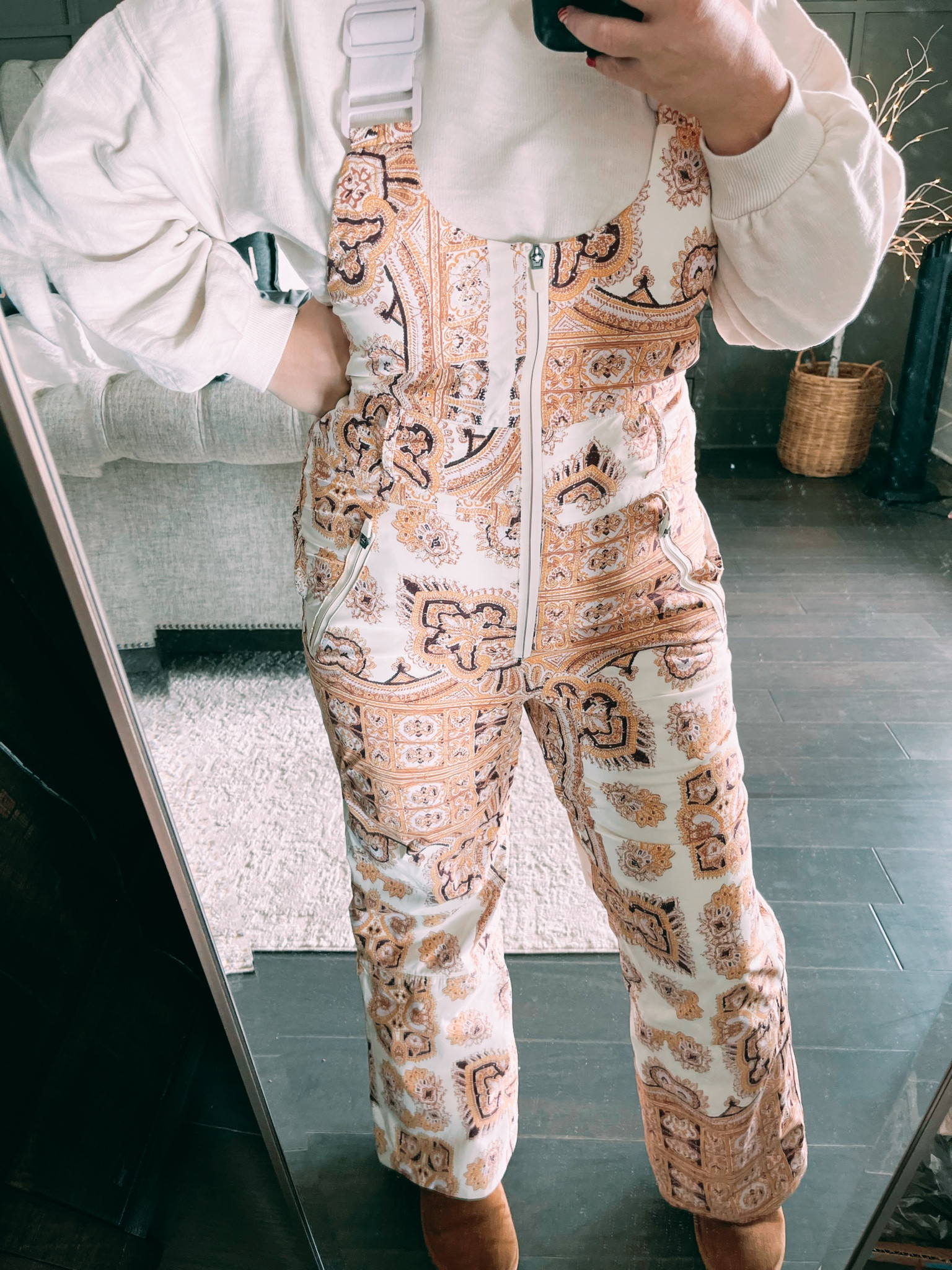 Free people, ski suit! Size medium. Mini Ugg dupe. All from tj MaXX! Found a Amazon mini Ugg dupe similar to mine! 

#LTKGiftGuide #LTKSeasonal #LTKHoliday
