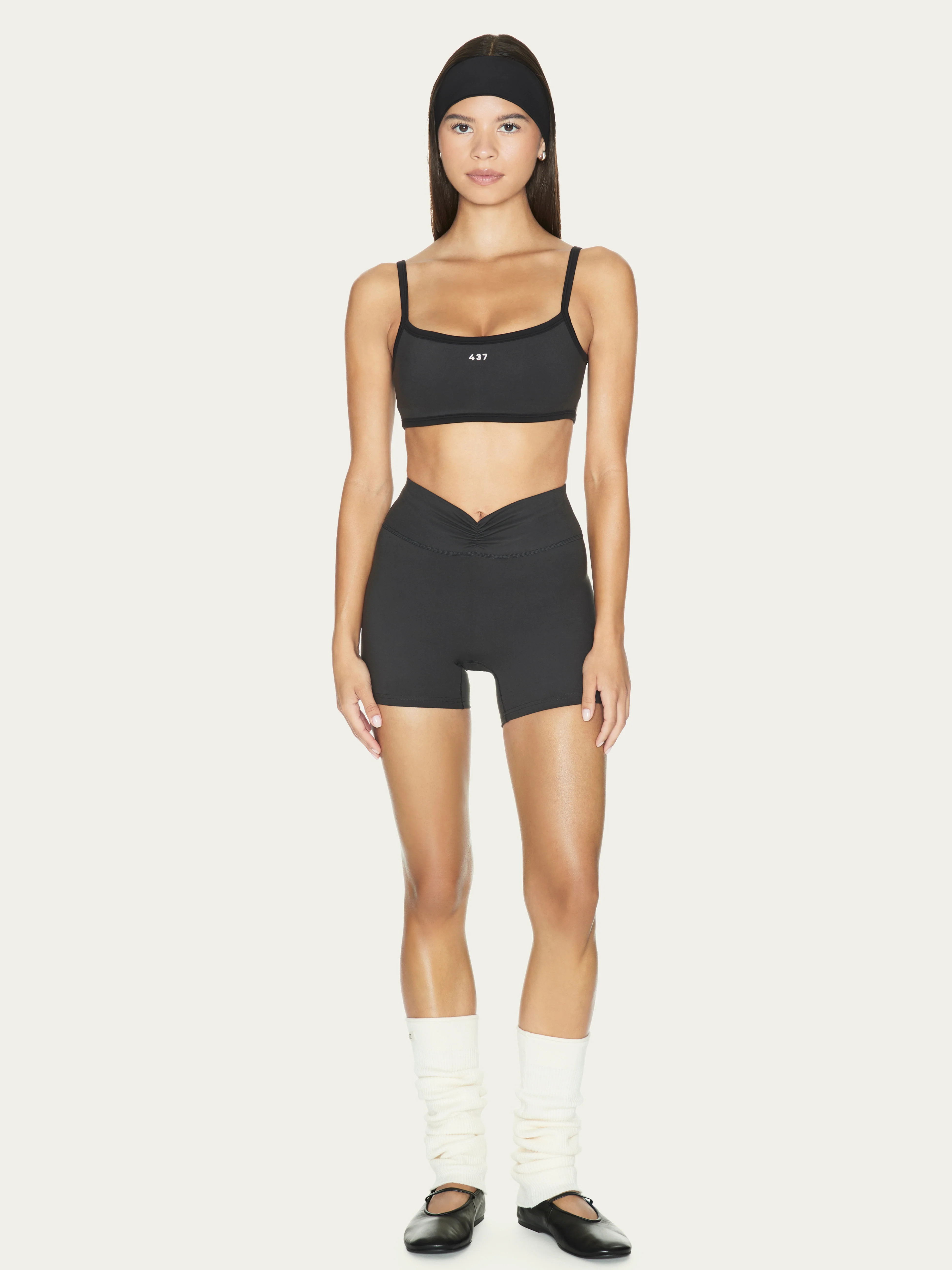 The Scrunch Short Charcoal | 437