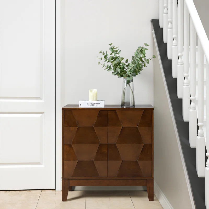 Whisnant Contemporary 2 - Door Storage Cabinet with Adjustable Shelves | Wayfair North America