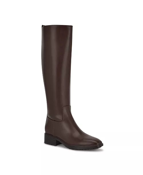 Nine West Women's Barile Tall Block Heel Boots - Macy's | Macy's