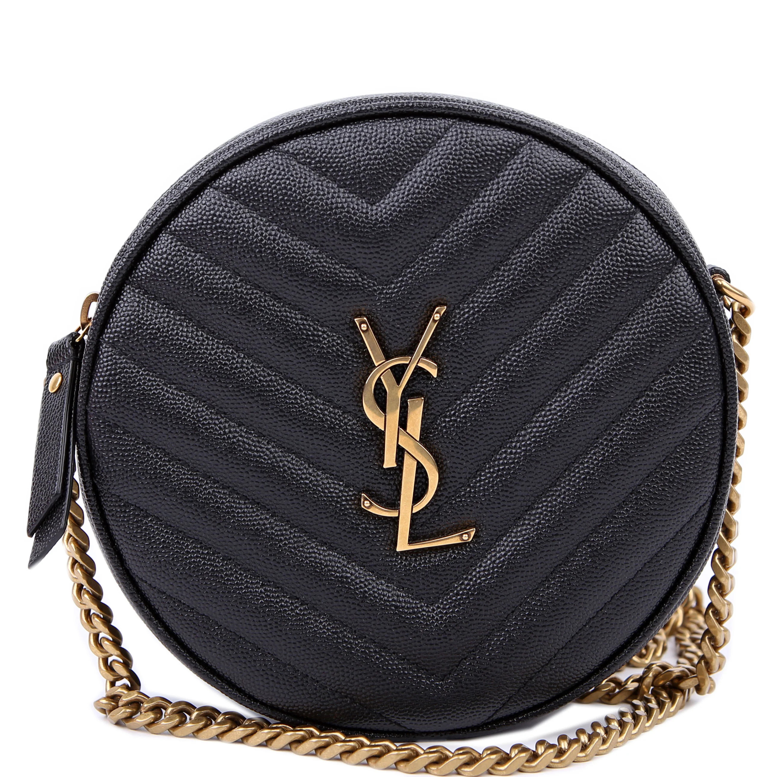 Grain De Round Camera Bag Black | Keeks Designer Handbags