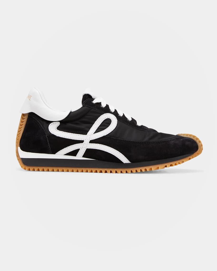 Loewe Flow Suede Retro Runner Sneakers | Neiman Marcus