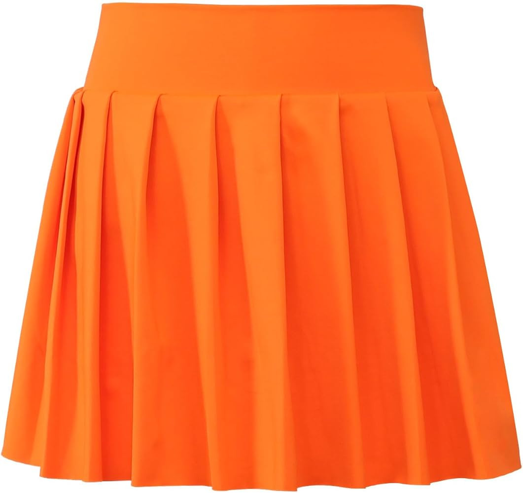 Bezioner Girls Tennis Skirt A-Line Pleated Skirt with Shorts Pocket Skort for Golf Athletic | Amazon (US)
