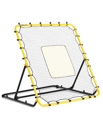 SKLZ Fielding Trainer - Baseball & Softball Pitch-Back Rebound Net - Ground, Line Drive & Fly Ball Return Settings - 4 x 4.5-Foot Steel Frame, UV & Weather Resistant Bungee Net, Easy-Fold Design | Amazon (US)