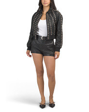Leather Ilaria Jacket And Shorts Collection | Matching Sets | Marshalls | Marshalls