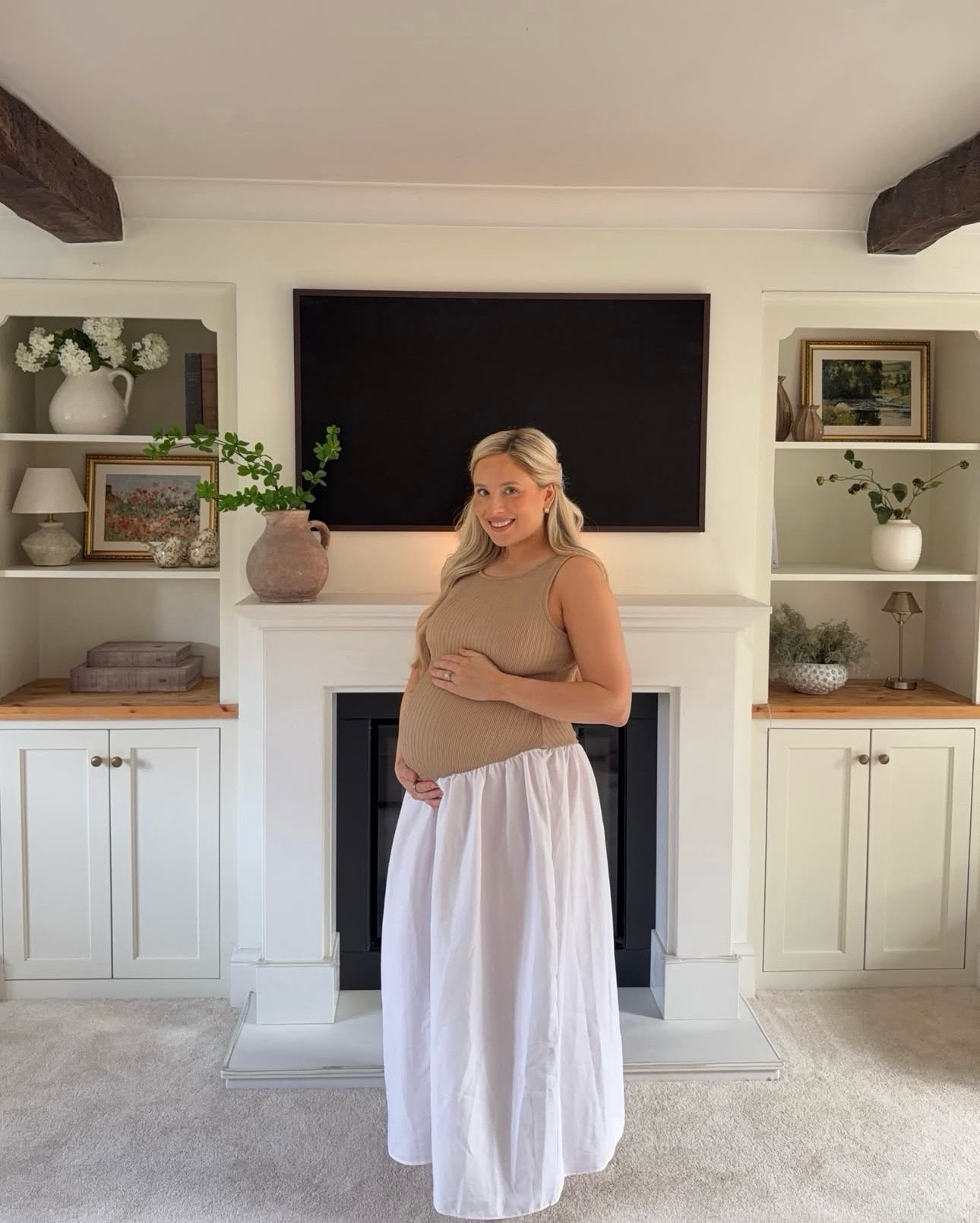 My dress is in the sale!!! 🤍 perfect for growing with the bump and so comfy! 




Spring summer maxi dress asos tan white two block colour dress dropped waist holiday maternity 


#LTKspring #LTKuk #LTKsale