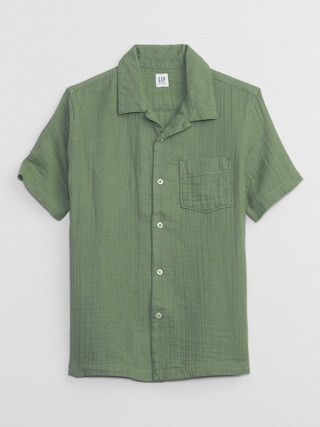 Kids Gauze Vacay Shirt | Gap Factory