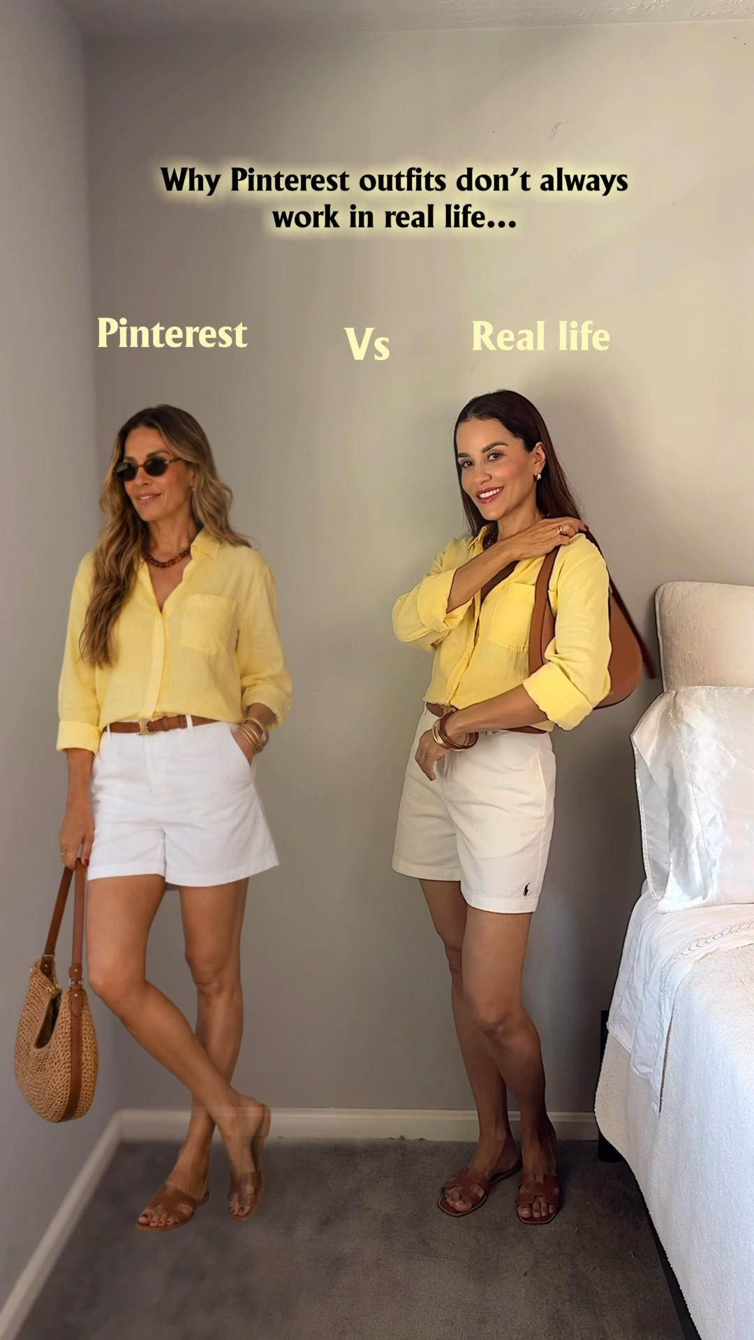 If you never know what to wear in warm weather… save this outfit formula.
An easy linen-style shirt, classic white shorts, and neutral accessories = simple, flattering, and endlessly wearable.

yellow button down outfit | white shorts outfit | chic summer outfit | effortless summer style | casual chic outfit | elevated basics outfit | women over 40 fashion | lightweight summer outfit | classic summer outfit | warm weather outfit | neutral accessories outfit | casual elegant style | timeless summer fashion | summer outfit formula | easy everyday outfit | European summer style | comfortable stylish outfit | effortless chic fashion

#LTKootd #LTKOver40 #LTKgrwm