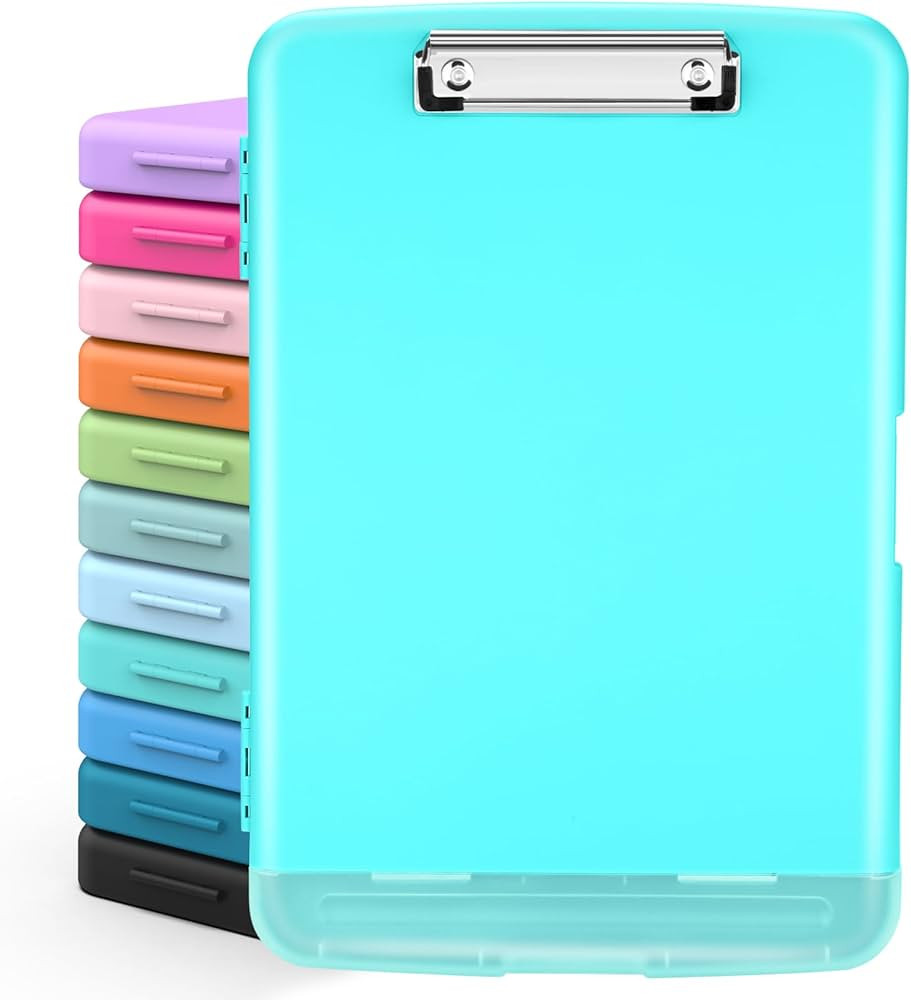 Sooez Clipboards with Storage, High Capacity Clip Boards 8.5x11 with Storage, Heavy Duty Nursing ... | Amazon (US)