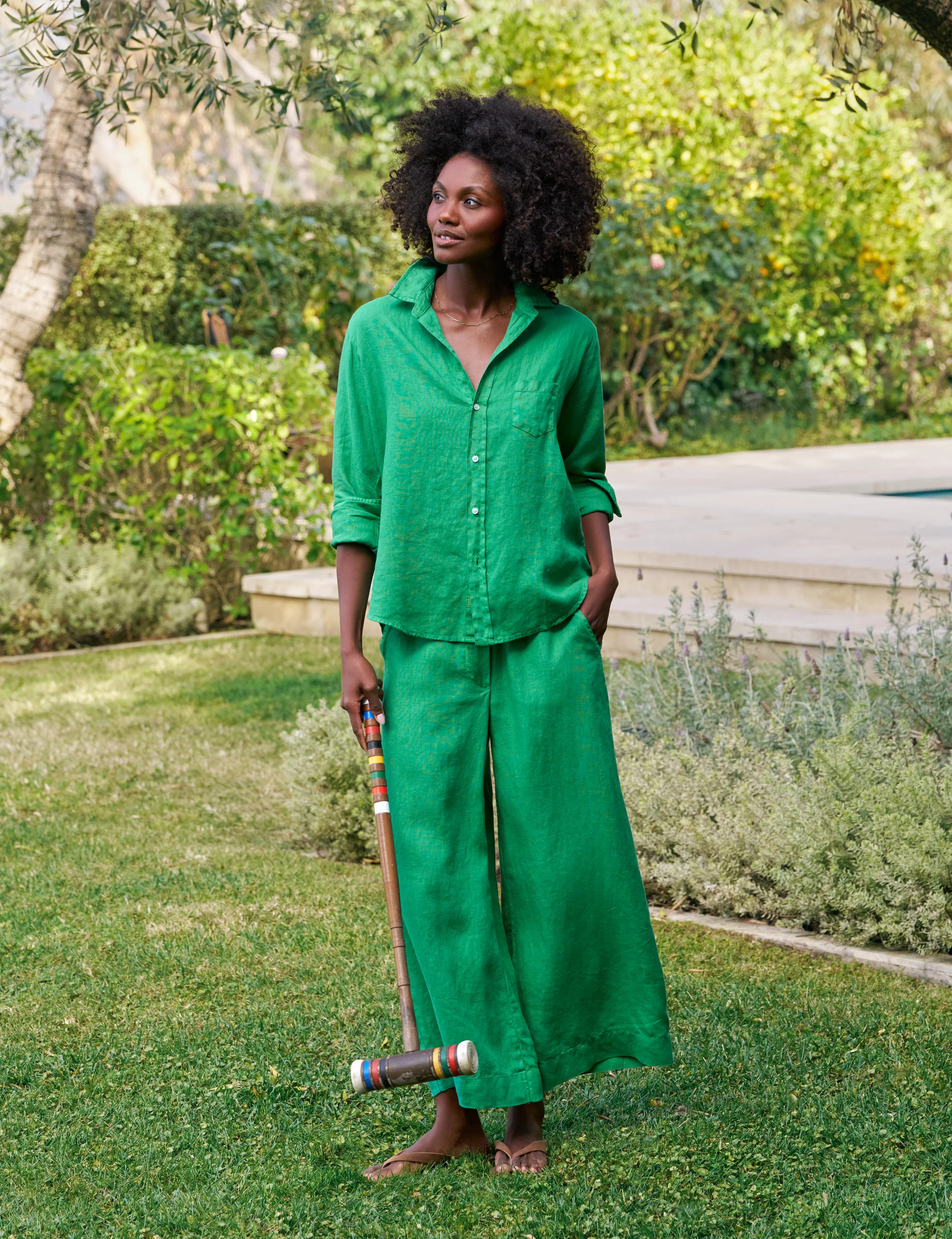 TUSCANY GETAWAY SET Kelly Green | Frank & Eileen