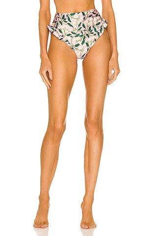 Agua by Agua Bendita Jengibre Bikini Bottom in Rosa | FWRD | FWRD 