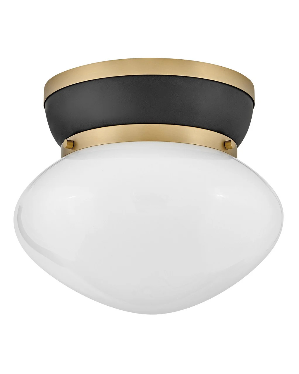 Lucy LED Flush Mount Black | Lighting Design