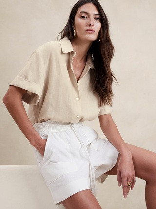 The Boxy Linen Shirt | Banana Republic (US)