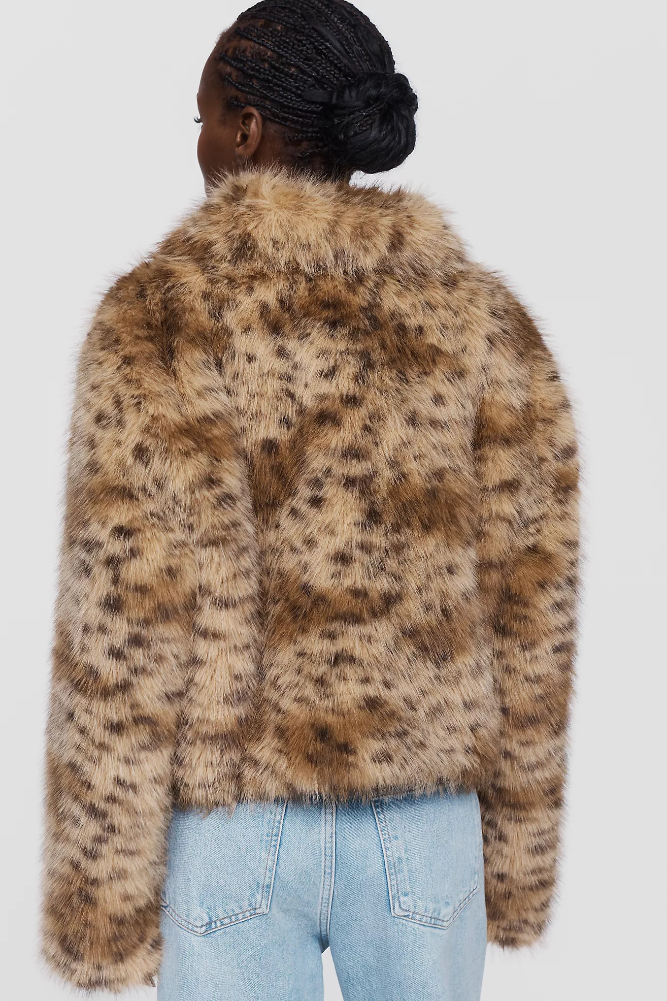 @merricksart x Anthropologie Faux Fur Jacket | Anthropologie (US)