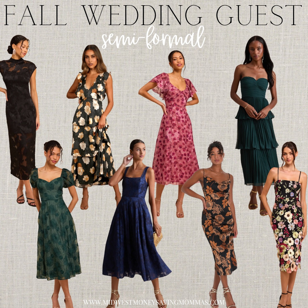 Semi-Formal Wedding Guest Dresses @Lulus 

Wedding guest outfits floral dress midi dress fall wedding guest

#LTKWedding #LTKootd #LTKgrwm