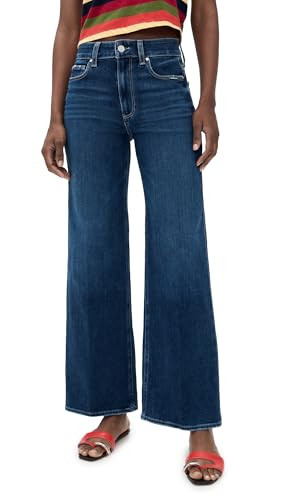 PAIGE Women's Anessa 31" Dresden Jeans, Dresden, 31 | Amazon (US)